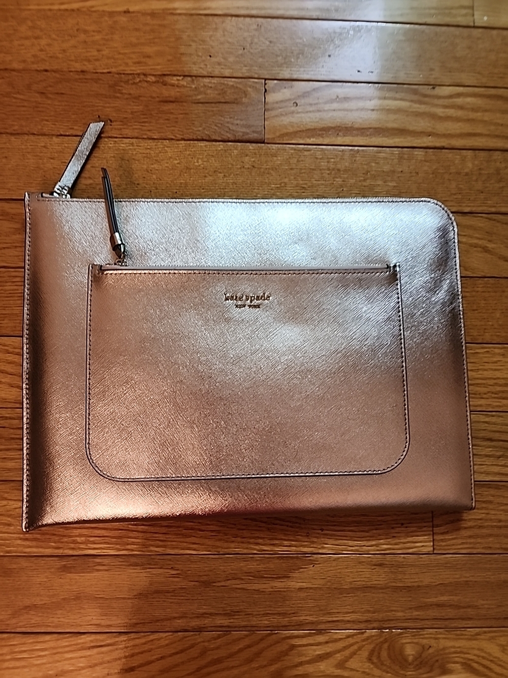 Kate Spade Metallic Gold Zip Pouch